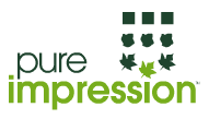 logo PURE IMPRESSION